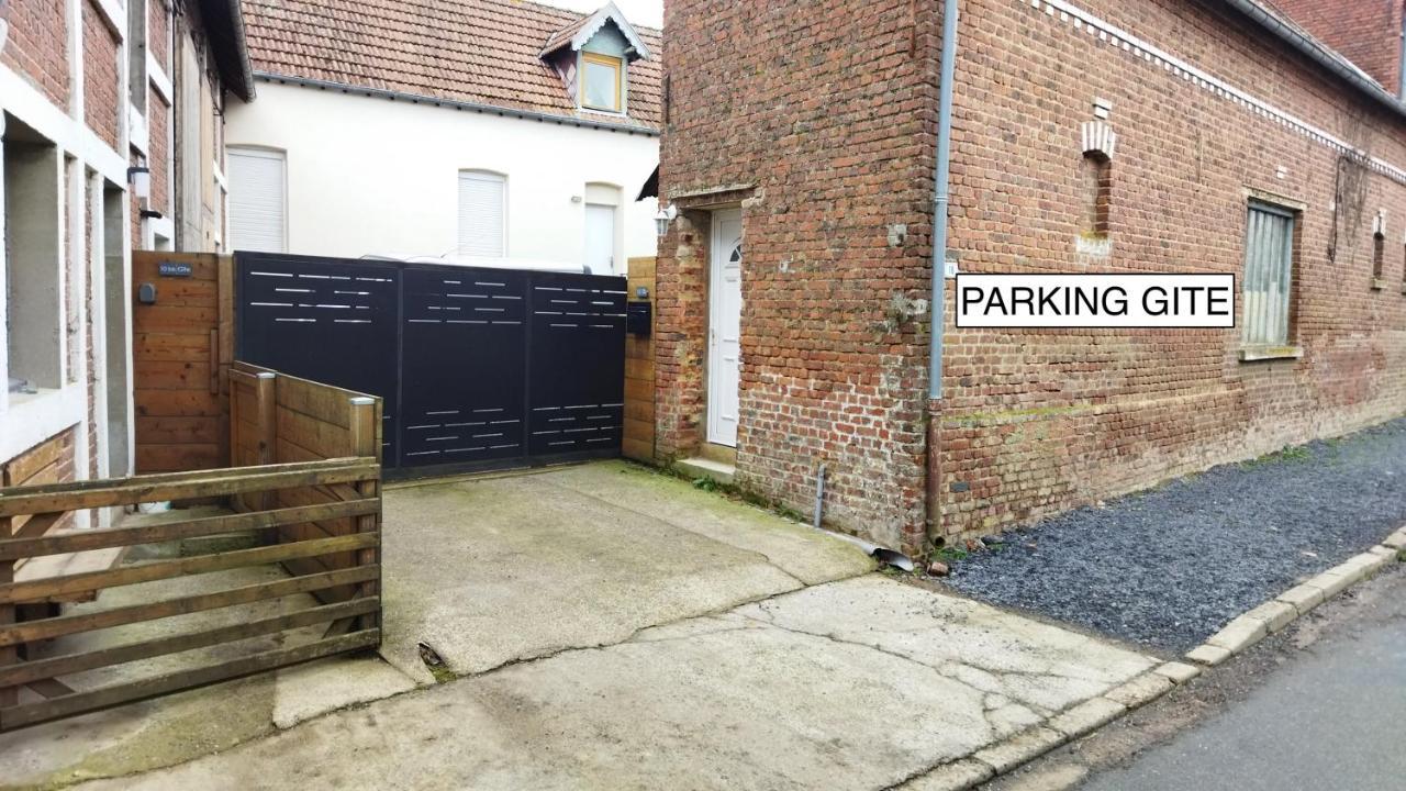 Appartement en duplex à Hébuterne, avec lave linge Extérieur photo